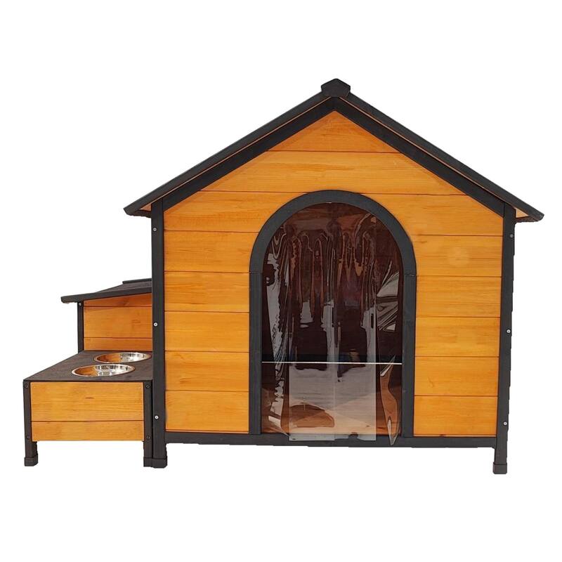 Wearable and Strong Dog House for Playground - Natural