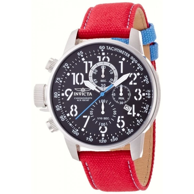 Invicta Men's 12070 I-Force Quartz Chronograph Black Dial Watch