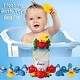 preview thumbnail 13 of 14, Dimple Set of 20 Floating Bath Toys with 20 Different Sea Animals, Vehicles and Shapes, Squirter Toys for Boys and Girls