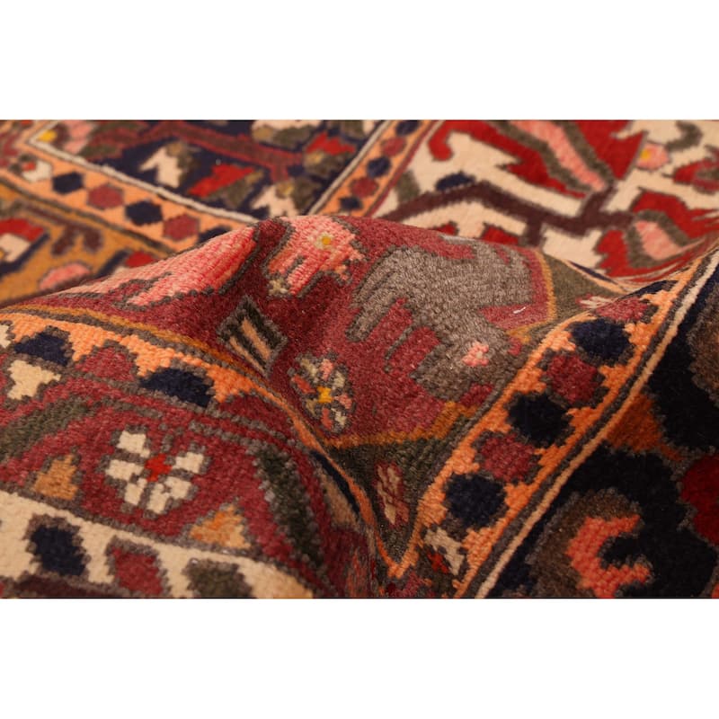 ECARPETGALLERY Hand-knotted Kayseri Vintage Red Wool Rug - 5'3 x 9'4