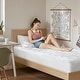 preview thumbnail 29 of 29, Madison Park Cloud Soft Overfilled Plush Down Alt. Waterproof Mattress Pad - White