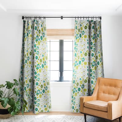 Blackout Tropical Bloom Made-to-Order Curtain Panel (One Panel)
