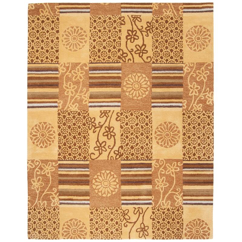 SAFAVIEH Handmade Soho Trixi Patchwork N.Z. Wool Rug