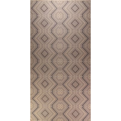 Geometric Kilim Durrie Oriental Large Area Rug Cotton Carpet - 10'7" x 19'4"
