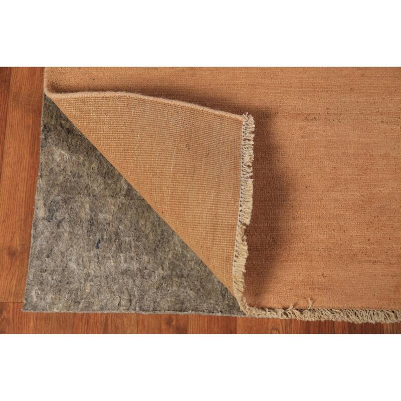 Gabbeh Modern Area Rug Handmade Oriental Orange Wool Carpet - 5'7" x 7'10"