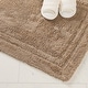 preview thumbnail 7 of 36, Superior Cotton Solid Non-slip Backing 2-Piece Bath Rug Set