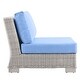 preview thumbnail 36 of 41, Conway Outdoor Patio Wicker Rattan 5-Piece Sectional Sofa Furniture Set