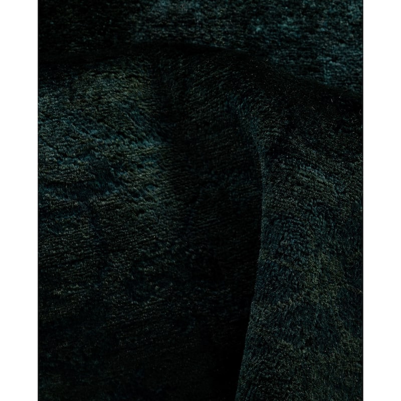 Overdyed One-of-a-Kind Hand-Knotted Area Rug - Black - 3' 3" x 5' 3"