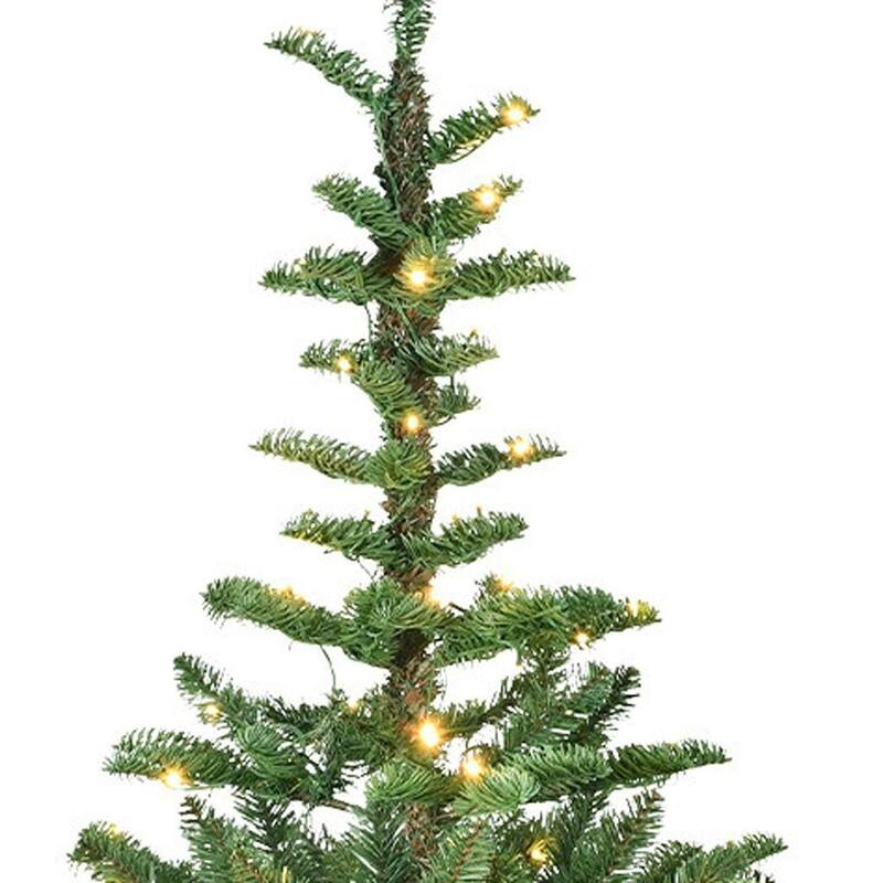 HomeRoots 5' Pre Lit Full Fir Christmas Tree - Green - 36.00 in. x 60.00 in. x 36.00 in.