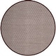 preview thumbnail 57 of 126, SAFAVIEH Handmade Flatweave Montauk Eliina Casual Cotton Rug 6' Round - Ivory/Chocolate - Round