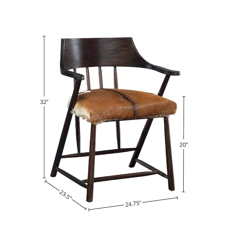 Black Fellows Oak Dining Chair, Espresso