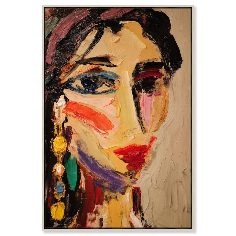 Colorful Expression I Canvas by Art Remedy - Silver - 20" x 30"