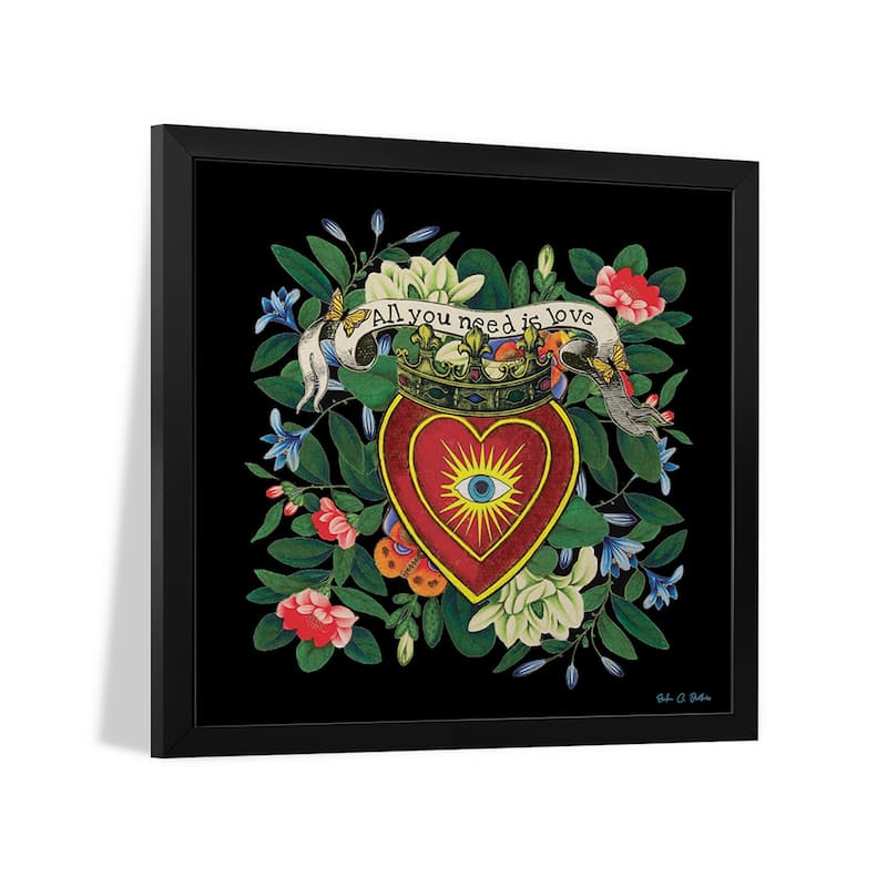 All You Need Is Love Premium Framed Poster by Erika C. Brothers