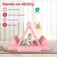 preview thumbnail 6 of 8, Gymax 8 Pcs Kids Play Couch Convertible Sectional Floor Sofa