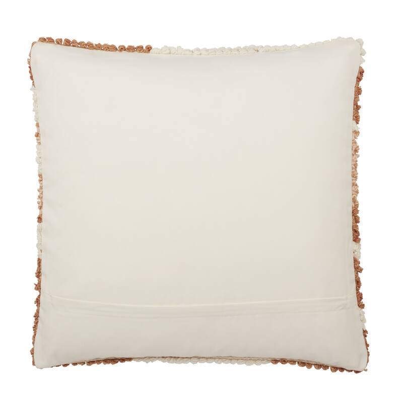Marnie Indoor/ Outdoor Tan/ White Abstract Pillow