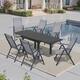 Option Set of 7-Grey-82.68 inches table
