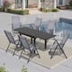 Option Set of 7-Grey-82.68 inches table