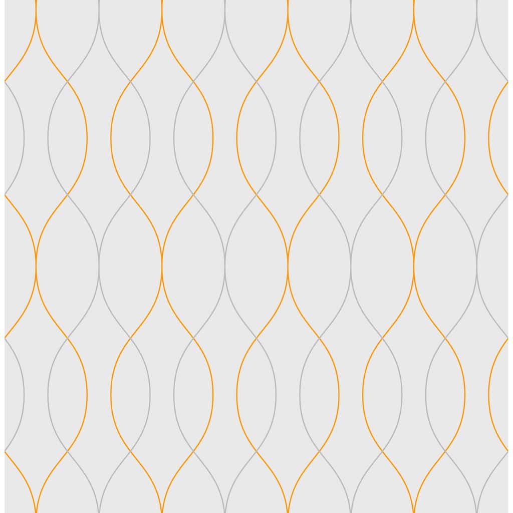 Gray Geometric Removable Wallpaper - 10'ft H x 24''inch W