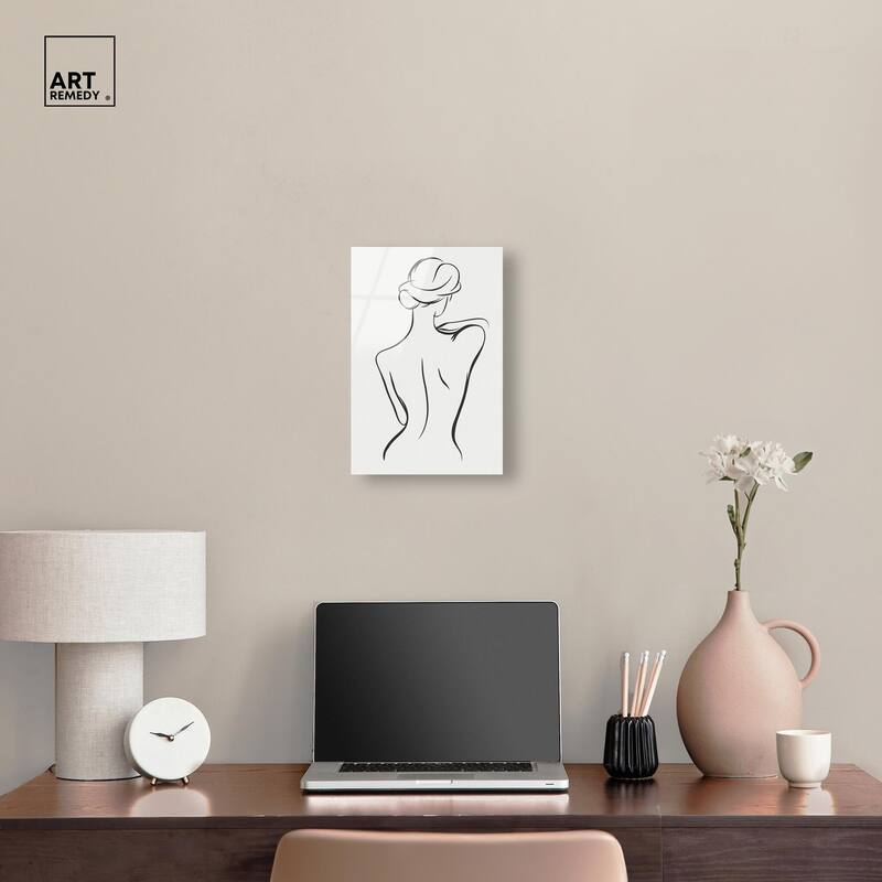 Woman in Contour III Acrylic by Art Remedy, Ready to Hang