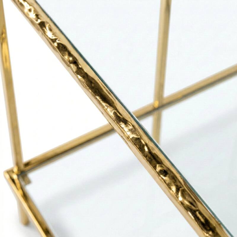 Furniture of America Zayen Modern 3-Piece Upholstered Queen Size Hammered Metal Platform Bedroom Set with Nightstand and Bench