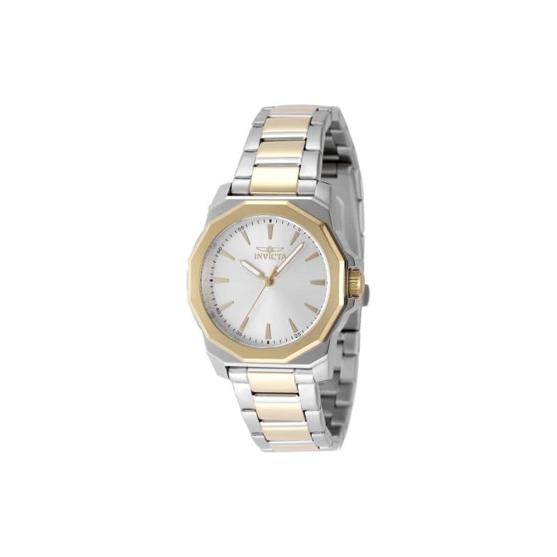 Invicta Women's 49088 Speedway Quartz 3 Hand Silver Dial Watch