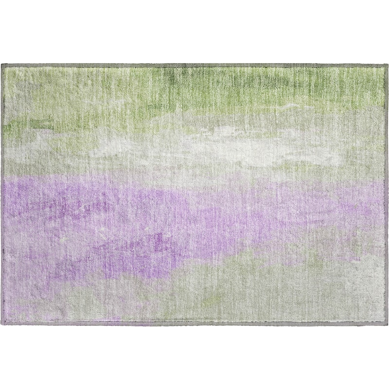 Premium Washable Super Soft Modern Watercolor Mayfield Rug