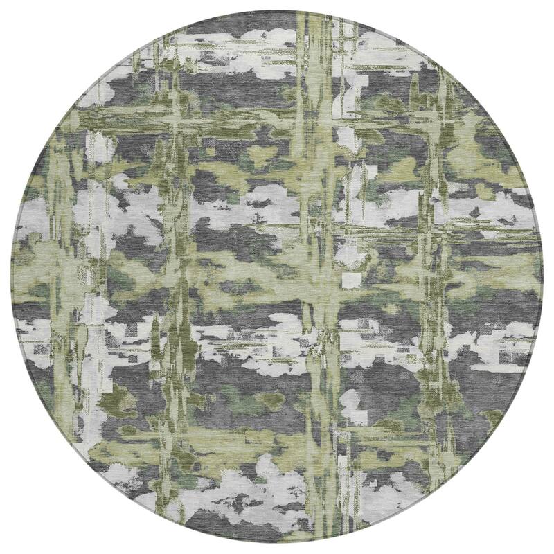 Machine Washable Indoor/ Outdoor Casual Fowler Chantille Rug