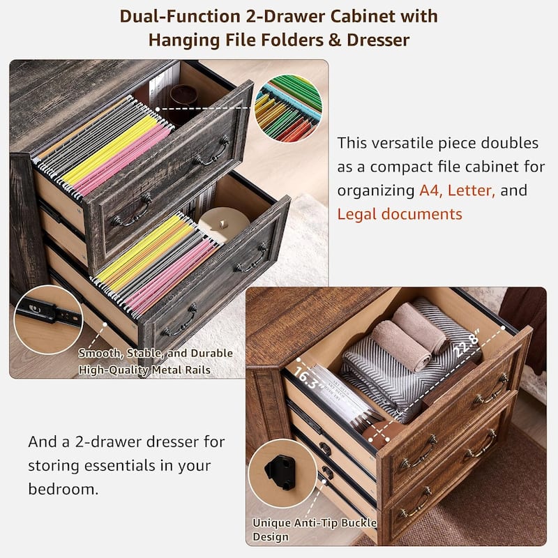 Farmhouse File Cabinet, Wood Filing Cabinets, Office Storage Cabinet