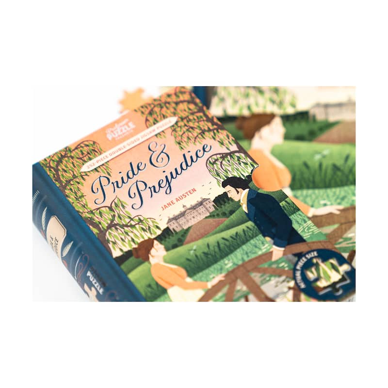 Jane Austen's Pride and Prejudice Double-Sided Jigsaw Puzzle - 252 Pcs - N/A