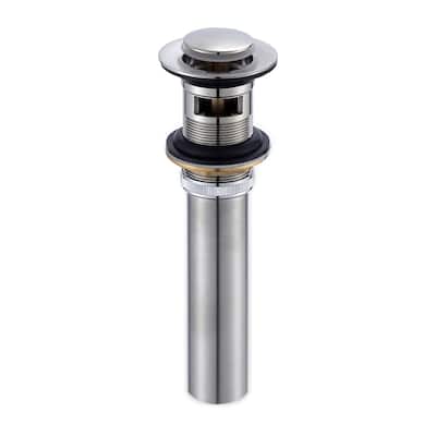 Luxier DS04-T Bathroom Sink Push Pop-Up Drain Stopper with Overflow