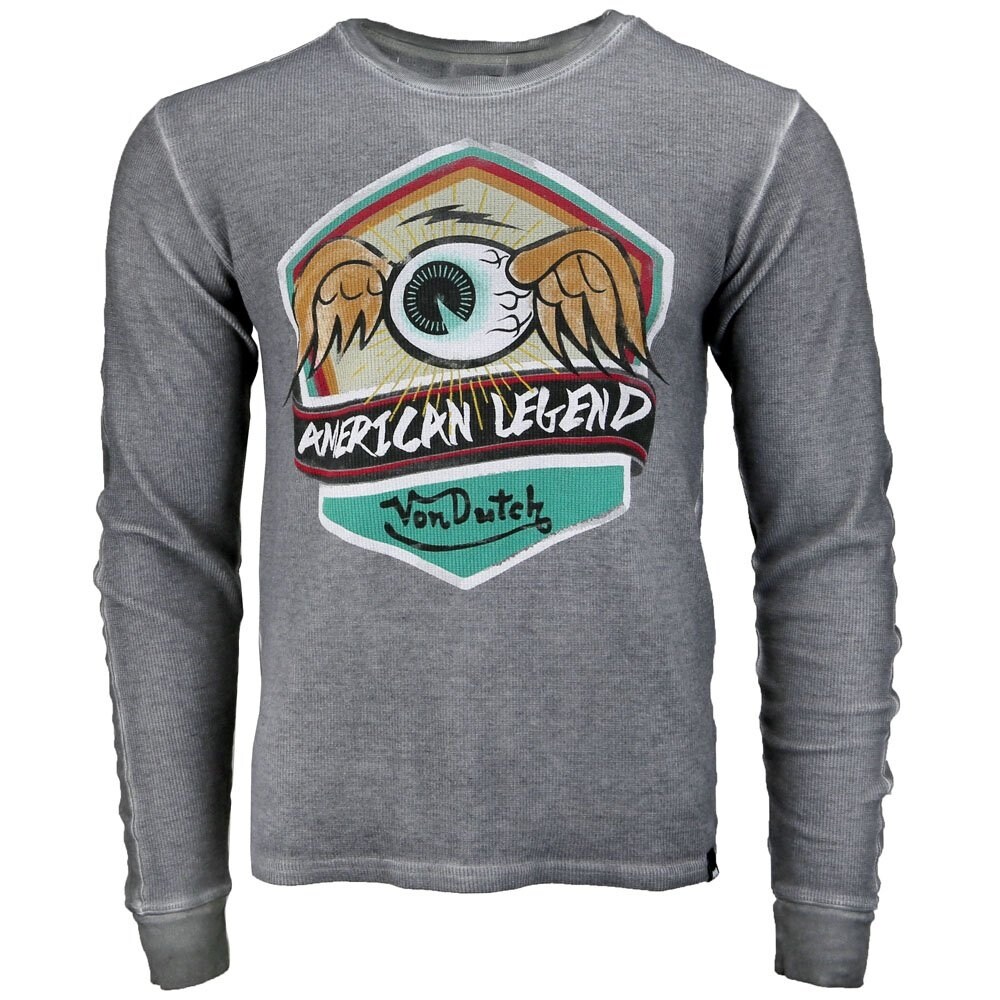 Shop Von Dutch Mens Long Sleeve Thermal Tee Casual T Shirt Overstock 26877632