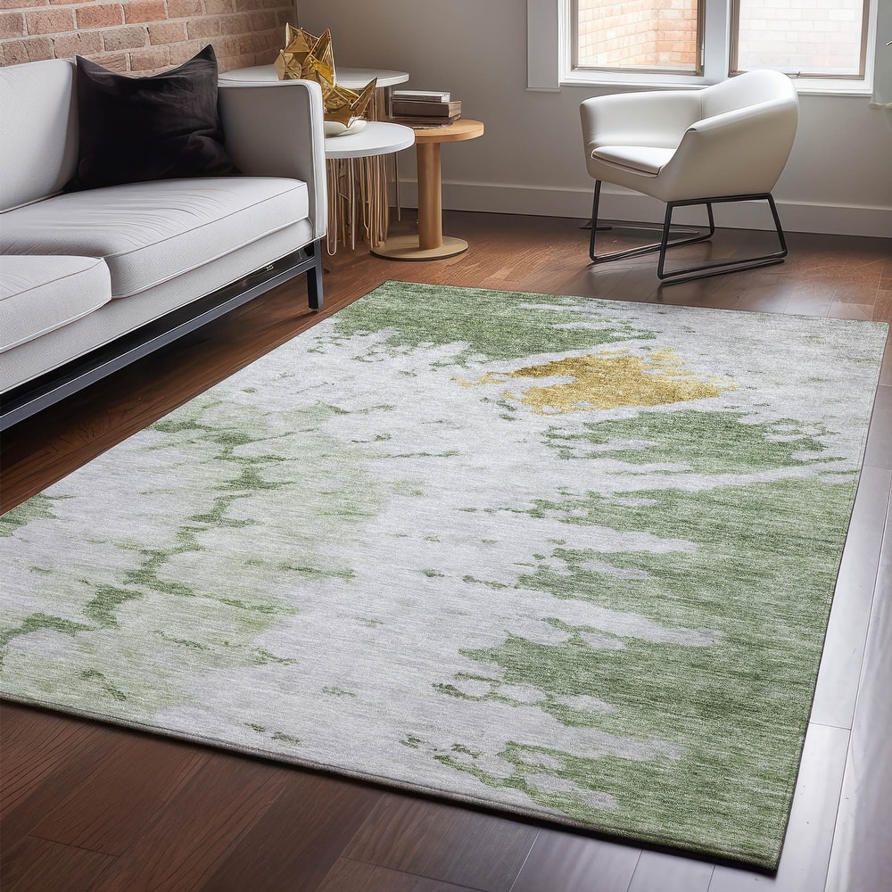 Premium Washable Super Soft Modern Spiral Mayfield Rug