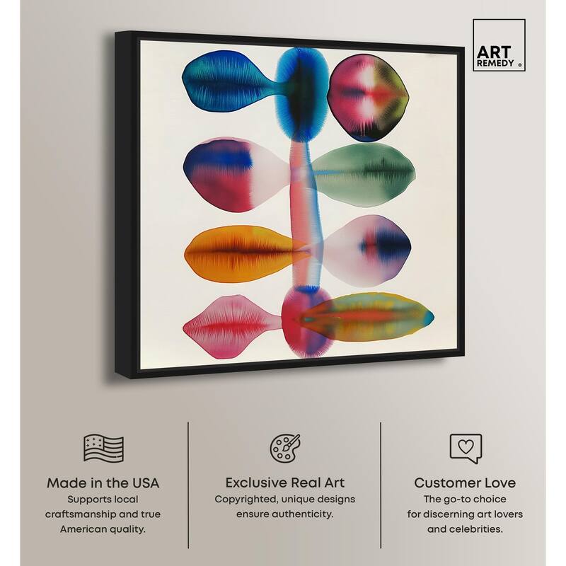 Chromatic Column Canvas by Art Remedy