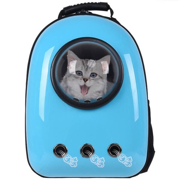 Shop Costway Astronaut Pet Cat Dog Puppy Carrier Travel Bag Space Capsule Backpack Breathable On Sale Overstock 18020355