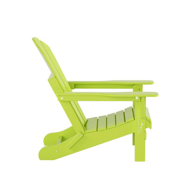 Laguna Outdoor Eco-Friendly Poly Folding Adirondack Chair (Set of 2)