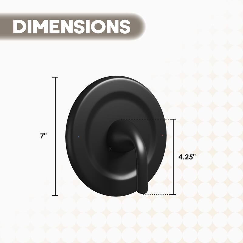 1-Handle Wall Mount Shower Valve Trim Kit for MOEN Tub/Shower Faucets (Valve Not Included)