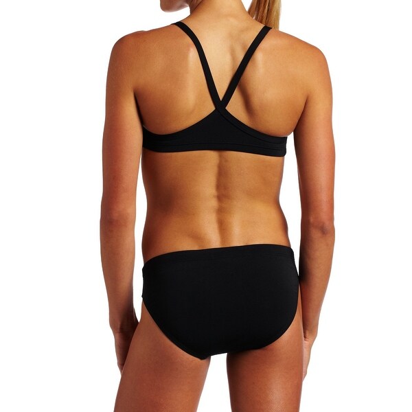 TYR Sport Womens Solid Durafast Diamondback Workout Bikini