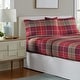 preview thumbnail 2 of 8, Pointehaven 175 GSM Cotton Flannel Bed Sheet Set with Oversized Sheets