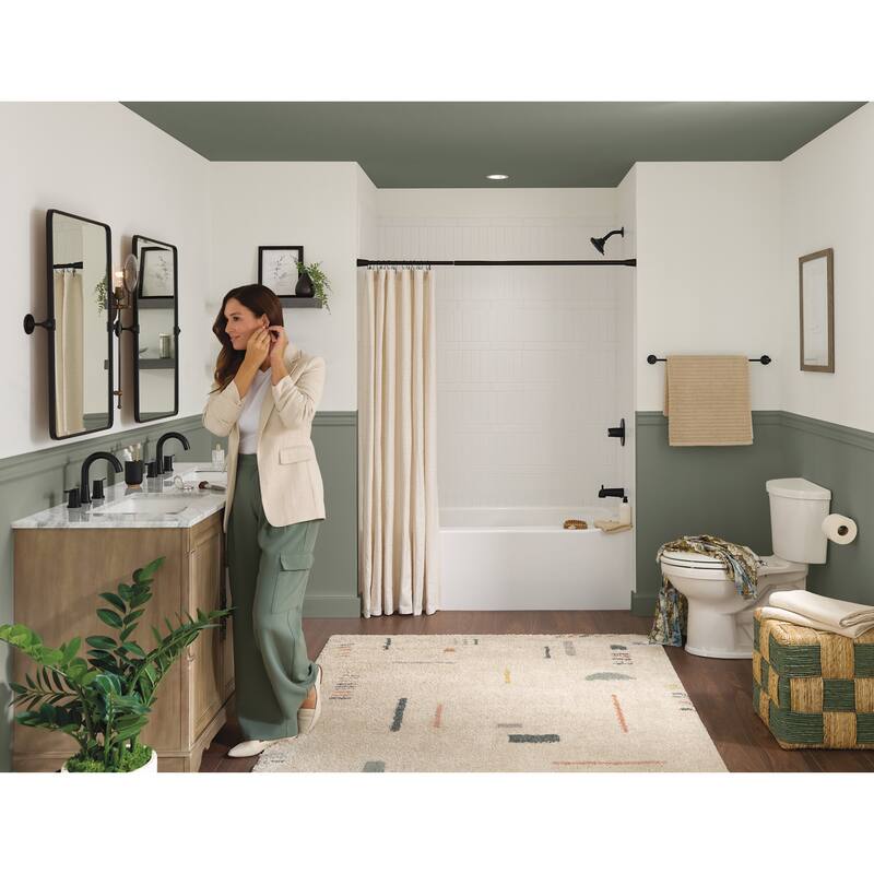 Peerless PTT14412 Flute Tub and Shower Trim Package with 1.5 GPM Multi
