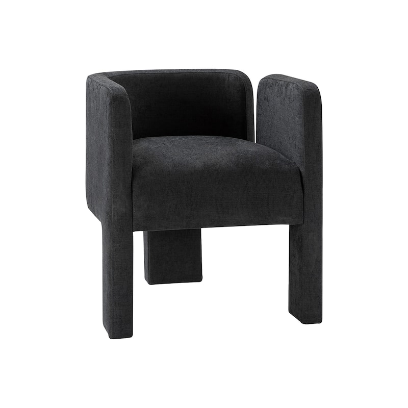 Eugen Modern Low Back Dining Chair with Three-legged Design By HULALA HOME