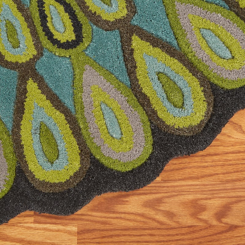 Sevita Vibra Contemporary Hand-Rufted Wool Indoor Area Rug