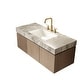 preview thumbnail 46 of 98, Floating Bathroom Vanity with 3 Pre-drilled Faucet Holes