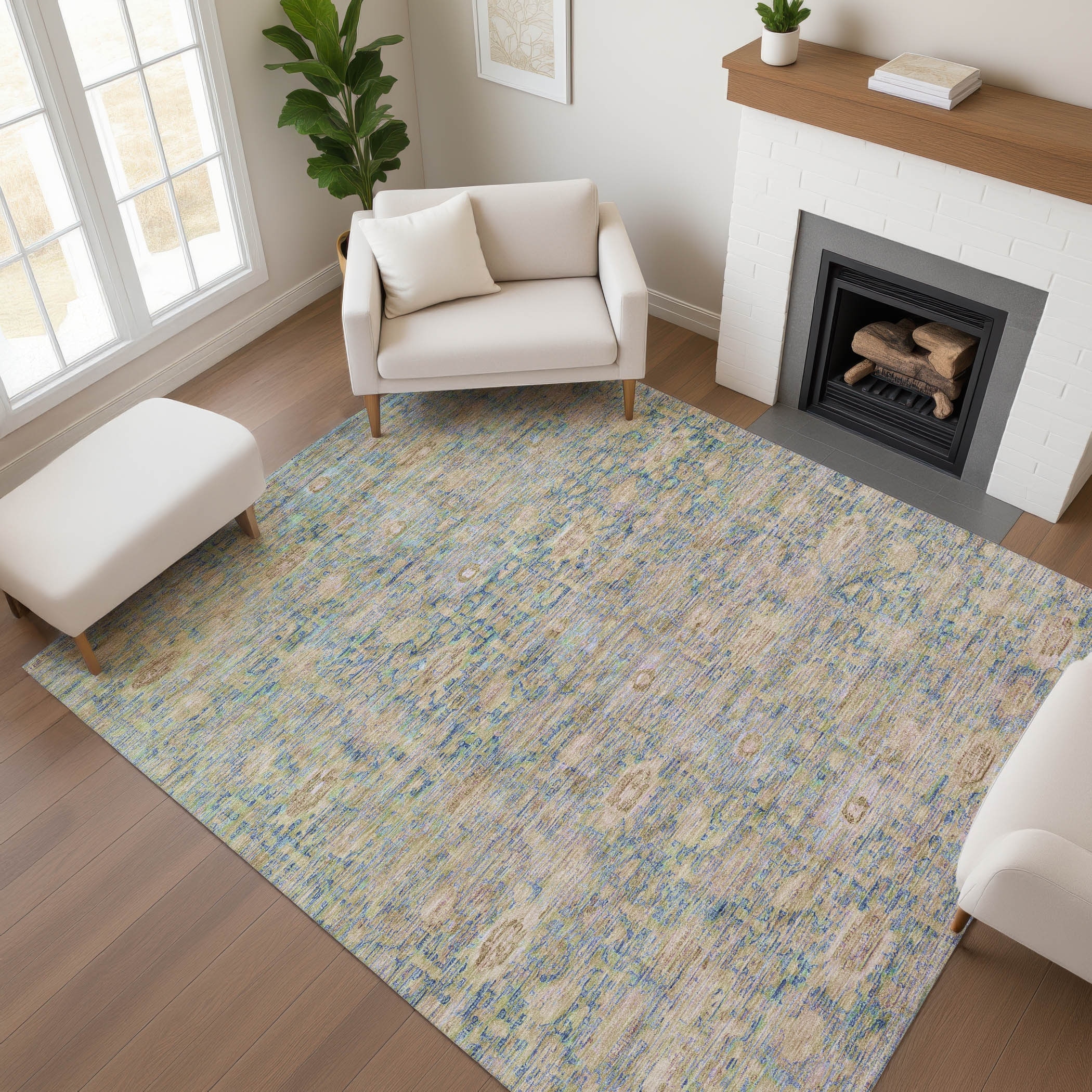 Premium Washable Super Soft Vintage Traditional Mayfield Rug