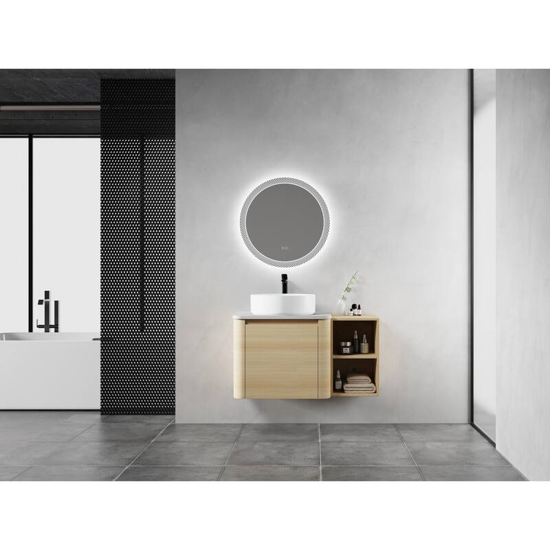 5-Piece Rustic Minimalist Wood Dining Table Set with 4 X-Back Chairs for Small Places, White