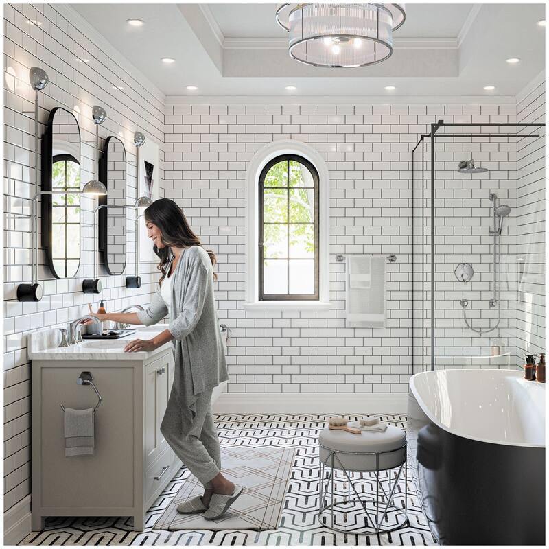 Hansgrohe Locarno 1.2 GPM Widespread Bathroom Faucet with Pop-Up Drain