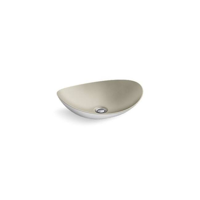 Kallista P74108-WHT Myam Vessel Sink - White Satin Bronze