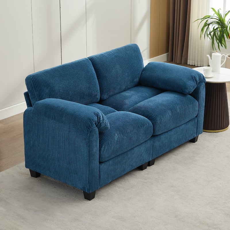 Corduroy Loveseats, Soft, Comfortable & Pet-Friendly