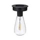 preview thumbnail 20 of 18, Glitzhome Set of 2 Metal Black Solar Powered Outdoor Lantern with Stand