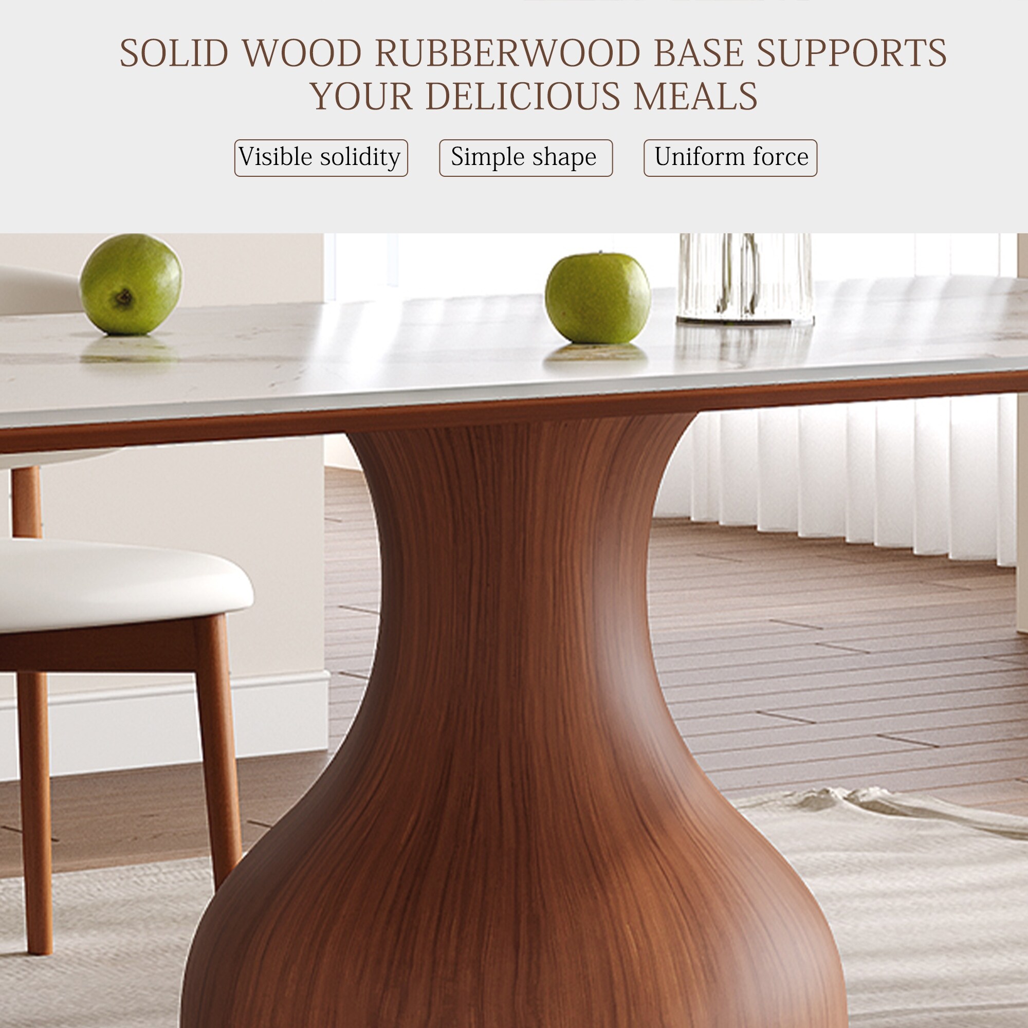 Mid-century Kitchen Table Dining Room Table 63"/71"