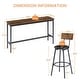 preview thumbnail 23 of 21, 4-Piece Bar Table Set, Counter Height Dining Set